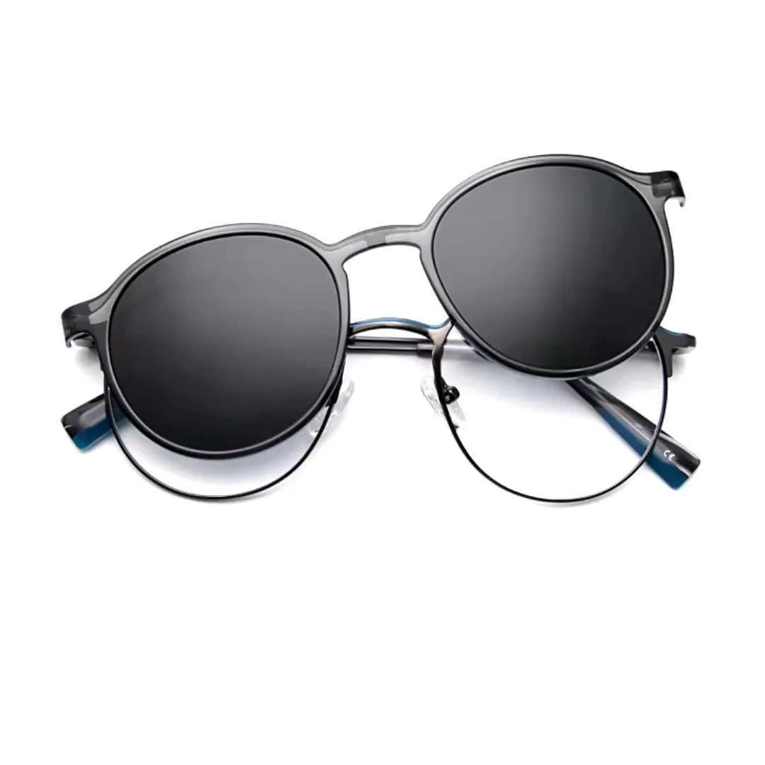 clip-on eyewear, magnetic sunglasses, minimal clip-on glasses, premium optical frames, prescription glasses, modern eyewear, designer eyewear, contemporary eyewear, lightweight eyewear, luxury minimal eyewear