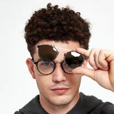 clip-on eyewear, magnetic sunglasses, minimal clip-on glasses, premium optical frames, prescription glasses, modern eyewear, designer eyewear, contemporary eyewear, lightweight eyewear, luxury minimal eyewear
