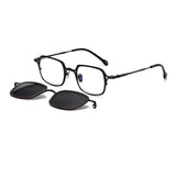clip-on eyewear, magnetic sunglasses, minimal clip-on glasses, premium optical frames, prescription glasses, modern eyewear, designer eyewear, contemporary eyewear, lightweight eyewear, luxury minimal eyewear