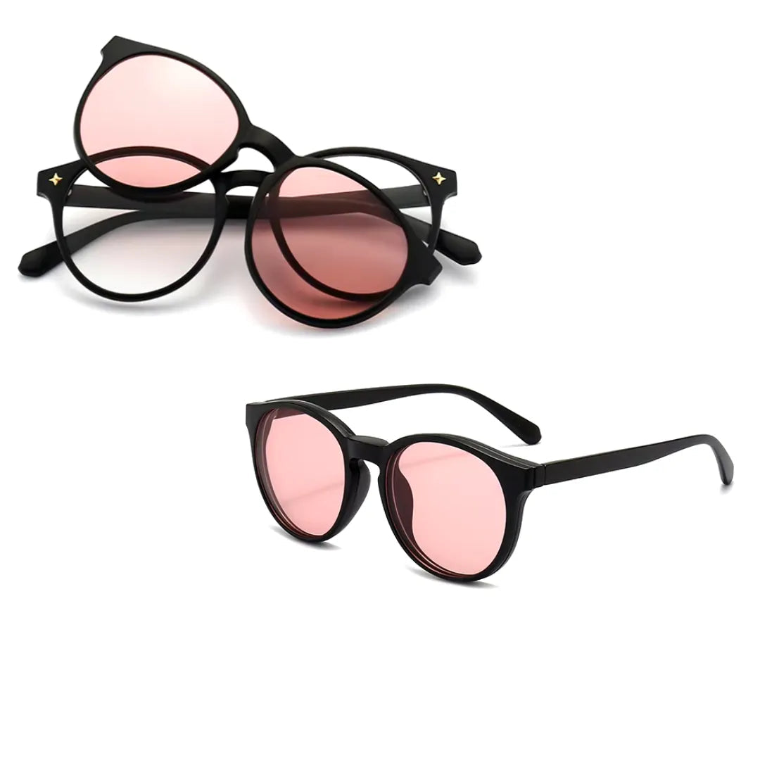clip-on eyewear, magnetic sunglasses, minimal clip-on glasses, premium optical frames, prescription glasses, modern eyewear, designer eyewear, contemporary eyewear, lightweight eyewear, luxury minimal eyewear