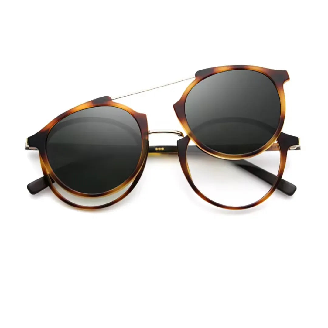 clip-on eyewear, magnetic sunglasses, minimal clip-on glasses, premium optical frames, prescription glasses, modern eyewear, designer eyewear, contemporary eyewear, lightweight eyewear, luxury minimal eyewear