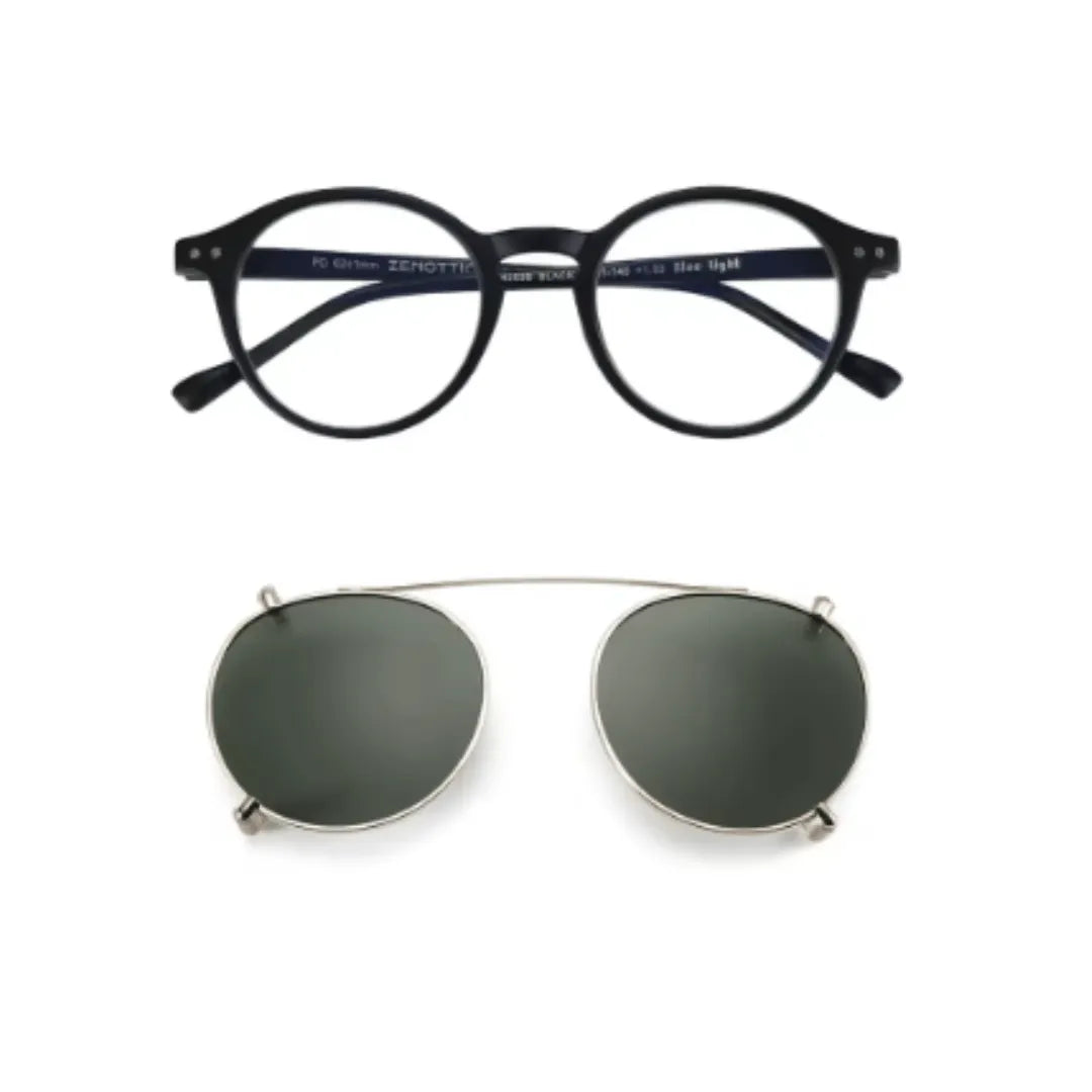 clip-on eyewear, magnetic sunglasses, minimal clip-on glasses, premium optical frames, prescription glasses, modern eyewear, designer eyewear, contemporary eyewear, lightweight eyewear, luxury minimal eyewear