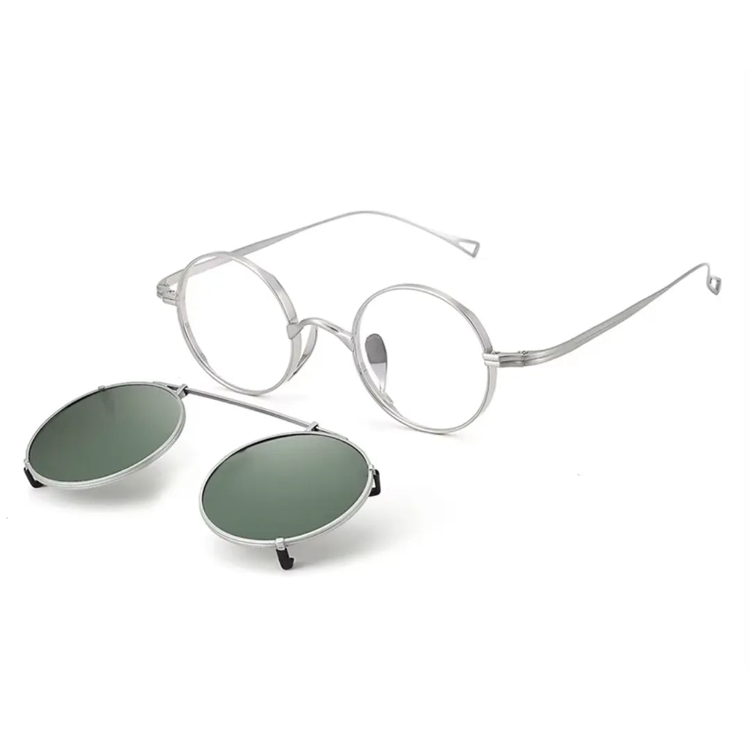clip-on eyewear, magnetic sunglasses, minimal clip-on glasses, premium optical frames, prescription glasses, modern eyewear, designer eyewear, contemporary eyewear, lightweight eyewear, luxury minimal eyewear